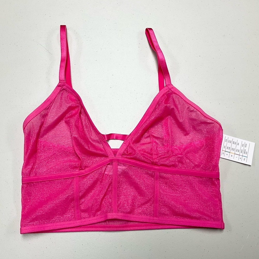 Women's Mesh Longline Bralette